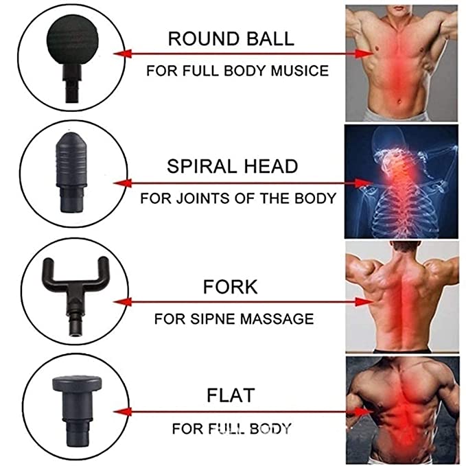 Fascial Gun Unisex Massager Machine For Full Body