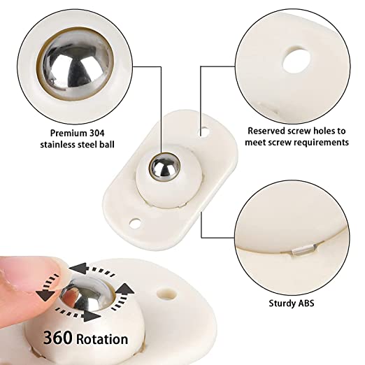 Self Adhesive 360 Degree Mini Swivel Casters Wheels