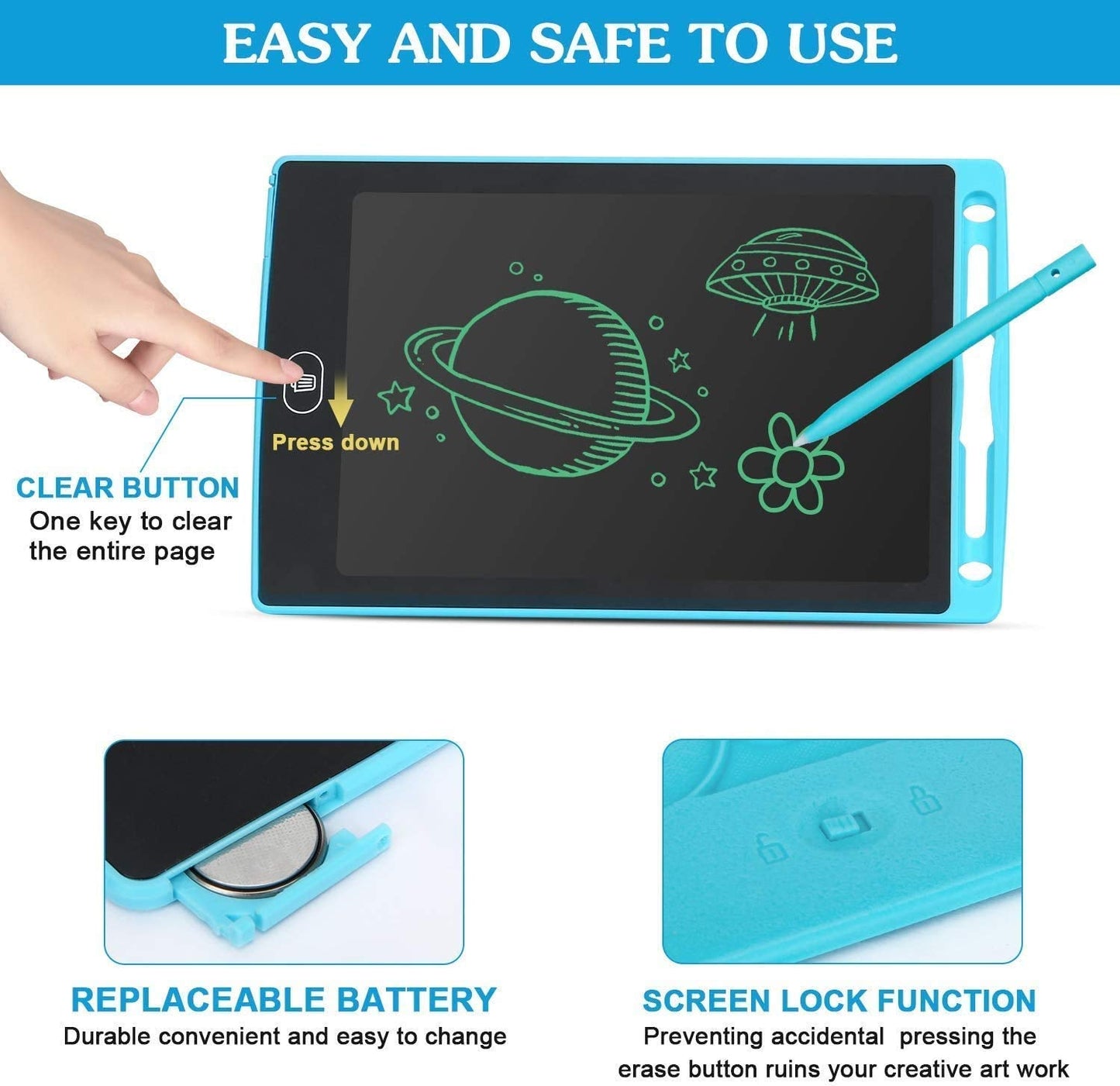 LCD Writing Tablet 8.5" Inches