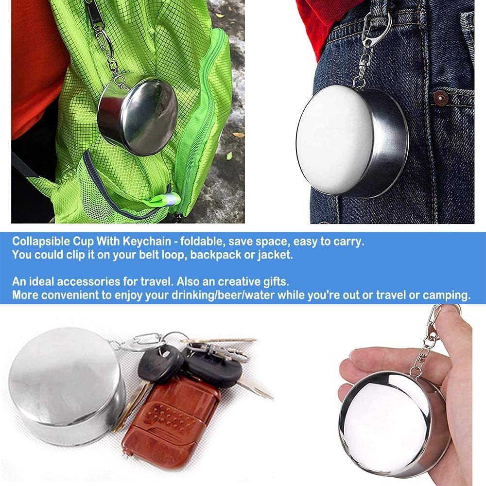 Stainless Steel Foldable Cup Small