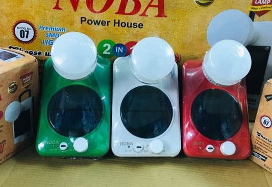 Solar Rechargeable Light with Brightness Control