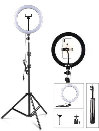 Premium Tripod 6.5 Feet | Mobile Stand for Youtubers, Video Creator, Reels, Shorts - 2 Variants