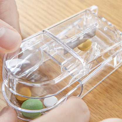 Mini Portable Pills Cutter | Tablets Cutter Medicine Box