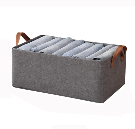 1pcs Store Wardrobe Organizer For Clothes With Metal Fram Foldable Storage Box