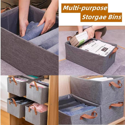1pcs Store Wardrobe Organizer For Clothes With Metal Fram Foldable Storage Box