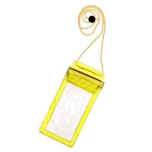 Waterproof and Transparent Mobile Bag Cover for Protection in Rain - Random Colors- Pack of 3