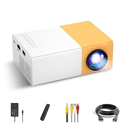 LED projector with remote controller