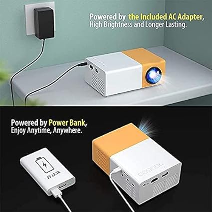 LED projector with remote controller