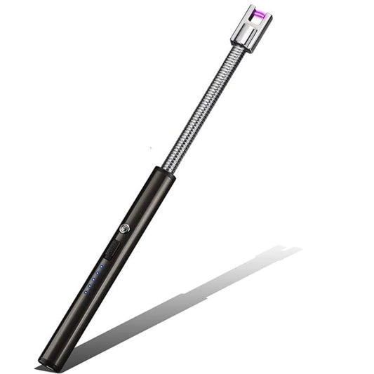 USB Electric Lighter Rechargeable with LED Indicator, 360° Lighter, Long Flameless Lighter