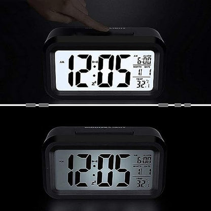 Back light control LCD alarm clock