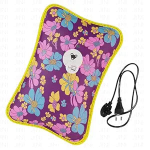 Electric Hot Water Bag Heating Pad for Back Pain Period Cramps Hot Bags for Pain Relief Hot Pack Bag Electric Water Bottle Hot Gel Bag (Multicolor)