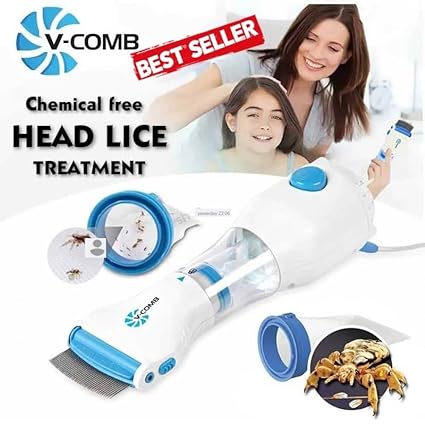 V  Comb Trap Head Lice And Eggs Removed From The Hair, V-lice Comb Vacuums Machine