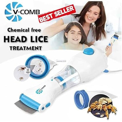 V  Comb Trap Head Lice And Eggs Removed From The Hair, V-lice Comb Vacuums Machine