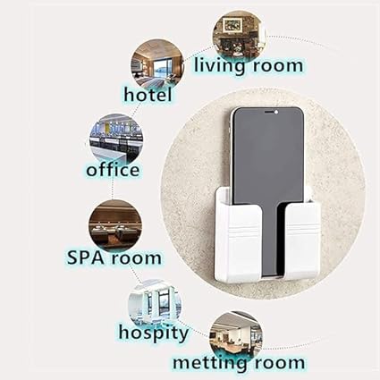 Modern Wall Hanging Keys & Mobile Holder Single Piece (Random Colors)