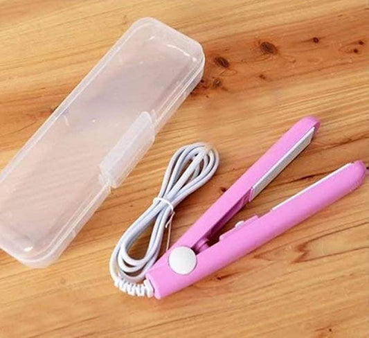 Women Beauty Mini Professional Hair Straighteners Temperature Control Flat Iron 45W with Plastic Storage Box