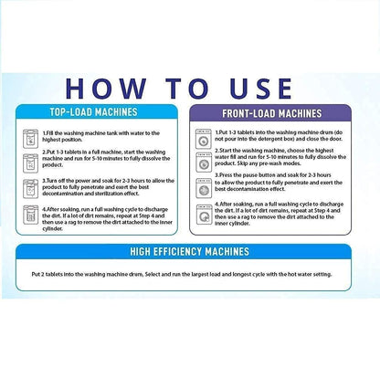 Washing Machine Tablets 12 Pcs Pack