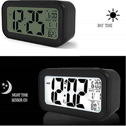Back light control LCD alarm clock