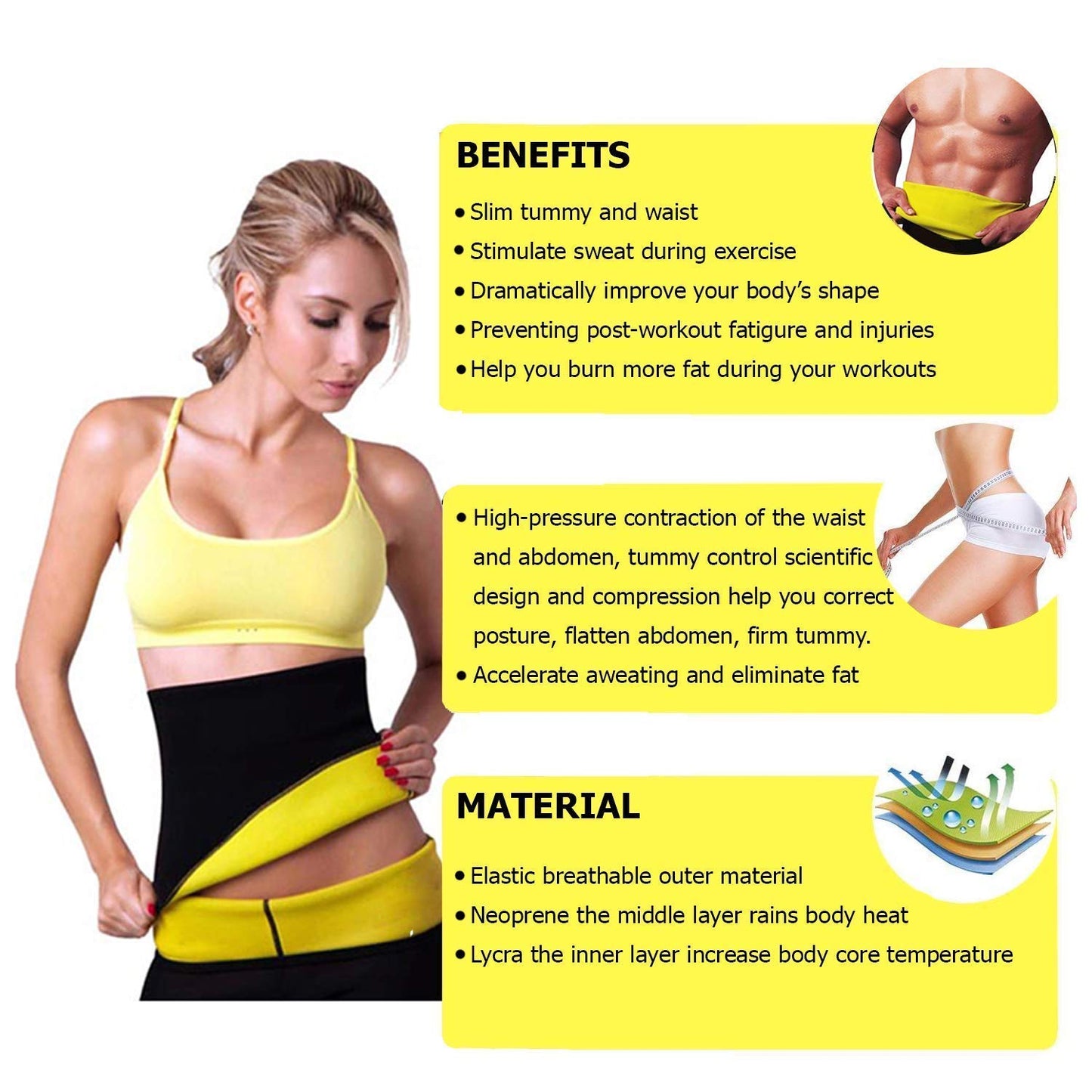 Body Shaper Slim Belt Stomach Belly Shaper