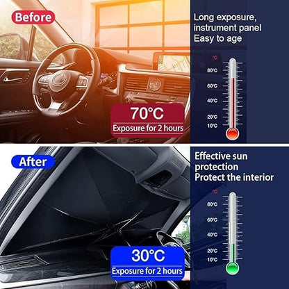 Car Sun Shade Windshield Cover/Umbrella , Sun Protection & Heat Insulation Foldable Sun Shade