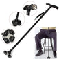 Trusty Cane Adjustable Walking Stick with LED Light for Old Men, Women (Black)