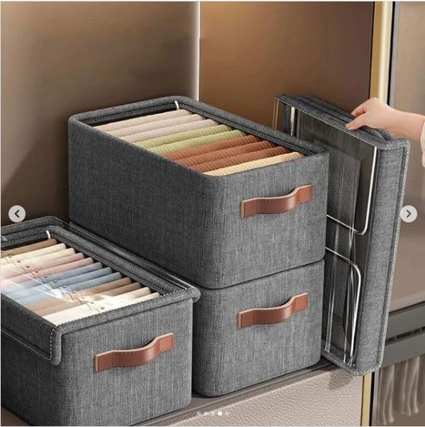 1pcs Store Wardrobe Organizer For Clothes With Metal Fram Foldable Storage Box (Copy)