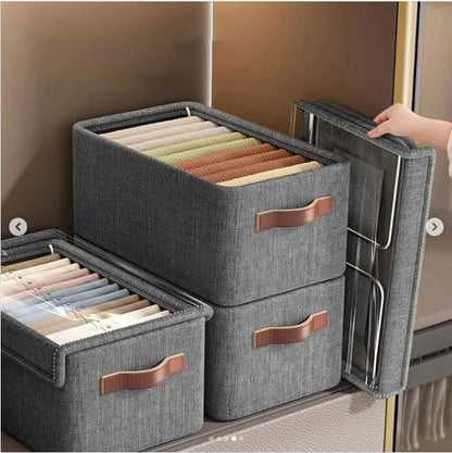 1pcs Store Wardrobe Organizer For Clothes With Metal Fram Foldable Storage Box (Copy)