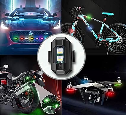 Safety Light for Bike Motorcycles Cars Bicycle Drones Helmet light