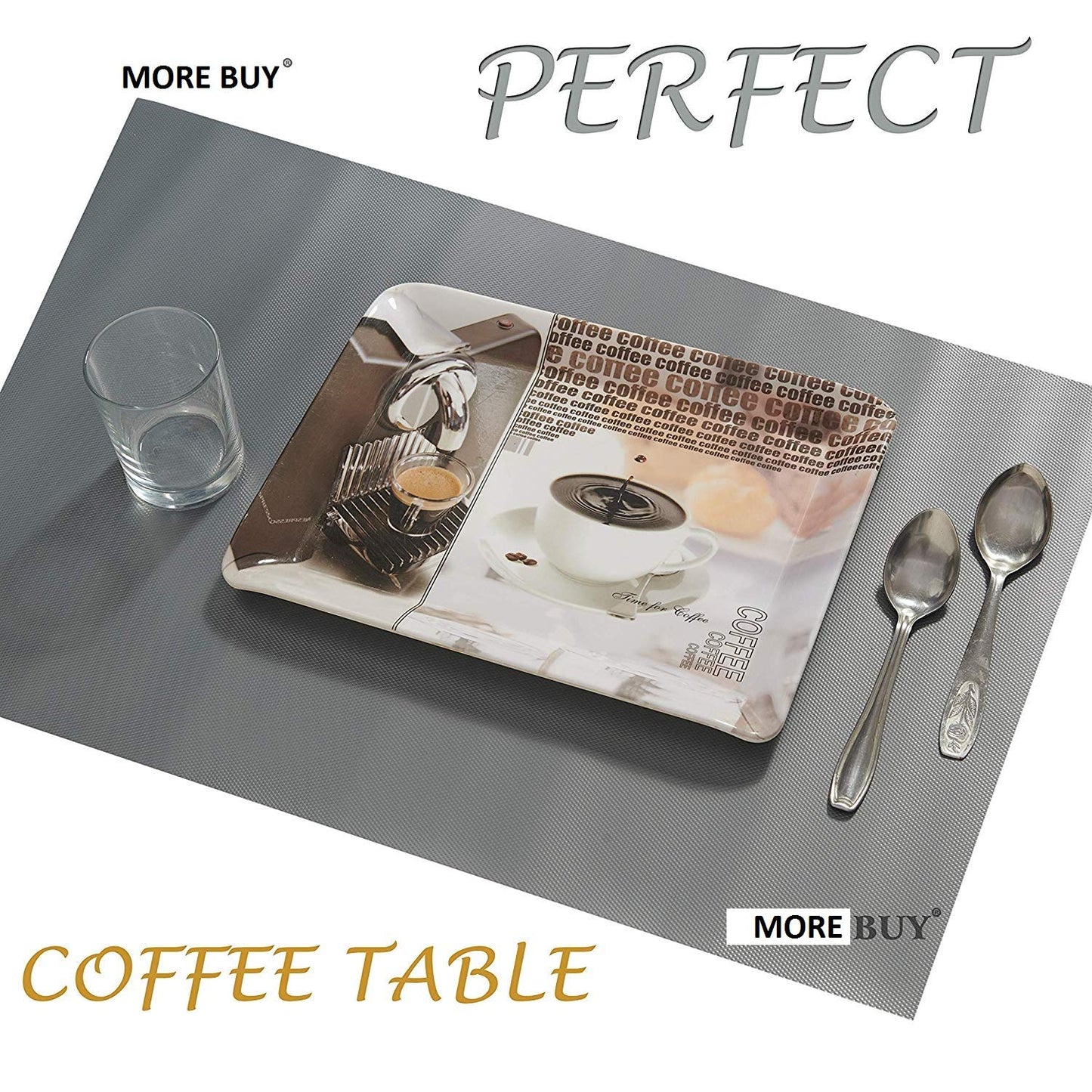 Multipurpose Textured Strong Anti-Slip EVA Mat (45X300 cm, Grey Color)