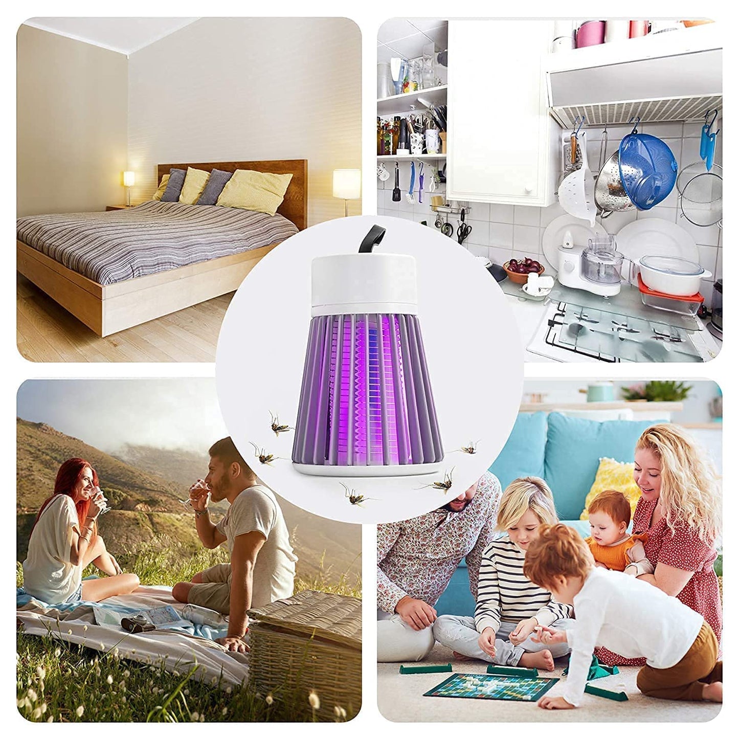 Electric Shock Mosquitoes Killing Machine