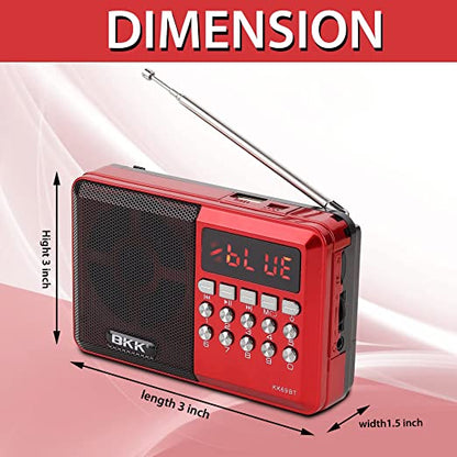 Rechargeable Radio/Bluetooth Speaker