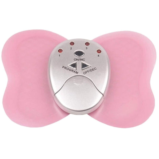Muscle Massager Butterfly Design Body Electronic ABS Belly Arm Trainer Stimulator Therapy Massage Slimming Losing Weight 4 Led Lights Display,for Blood Circulation, Battery Powered