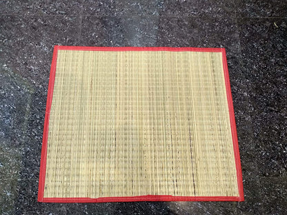 Striped Modern Mat (Ivory, Korai Grass, 2 x 1.5 Feet) pack of 2