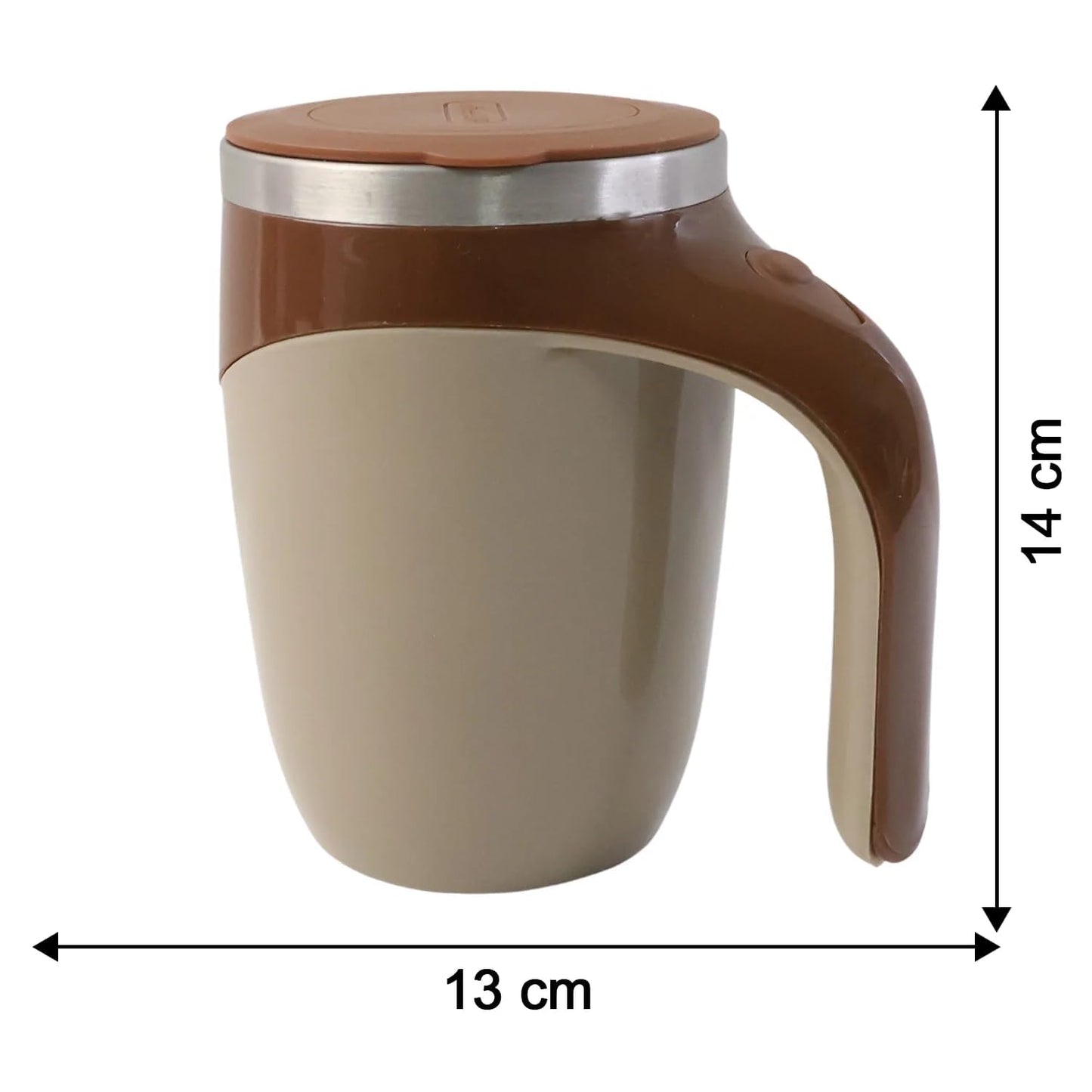 Self Stirring Magnetic Coffee Mug | Automatic Self Stirring Coffee Mug with Stainless Steel Inner | Automatic Stirring Mug for Coffee, Milk, Cocoa & Drinks