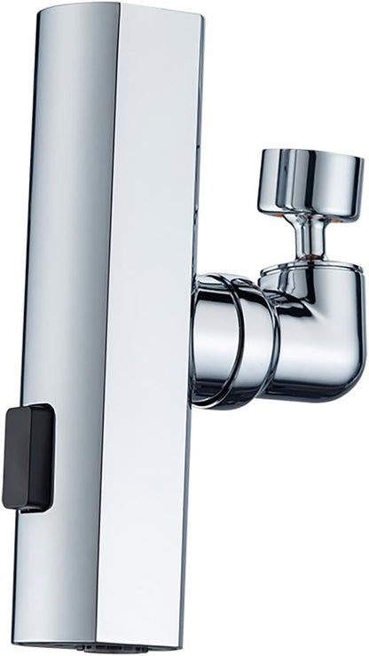 Faucet Shower, Water Saving, Sprayer, Foam, 360 Degree Rotation, Neck Tip, Pressure Increasing Shower Faucet, 3 Types of Water Flow Switching, Rainfall Type Shower, Pure Copper Plating, Shockproof,