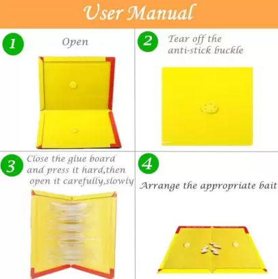 Mouse Glue Trap Pad- Pack of 2