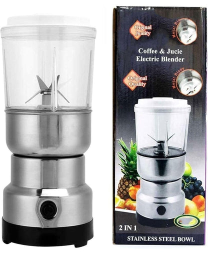 NIMA Electric Coffee, hurbs and Spice Grinder, Stainless Steel, Removable Chamber, 2-in-1 Multifunction