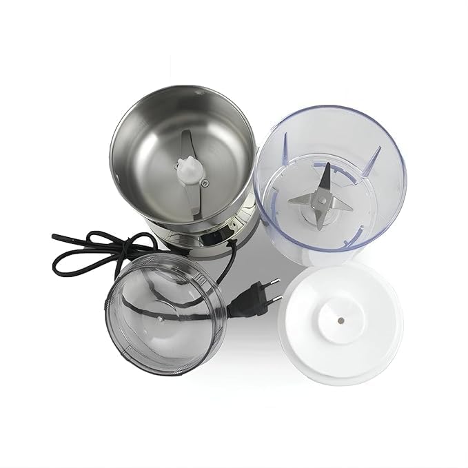 NIMA Electric Coffee, hurbs and Spice Grinder, Stainless Steel, Removable Chamber, 2-in-1 Multifunction