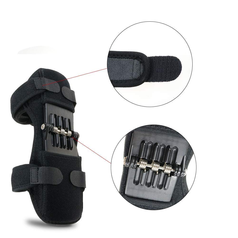 pring Knee Booster Power Knee Support Powerleg Knee Joint Support Pads Knee Protection Booster Protection Boost Old Cold Leg Mountaineering Knee Booster (1 pair)