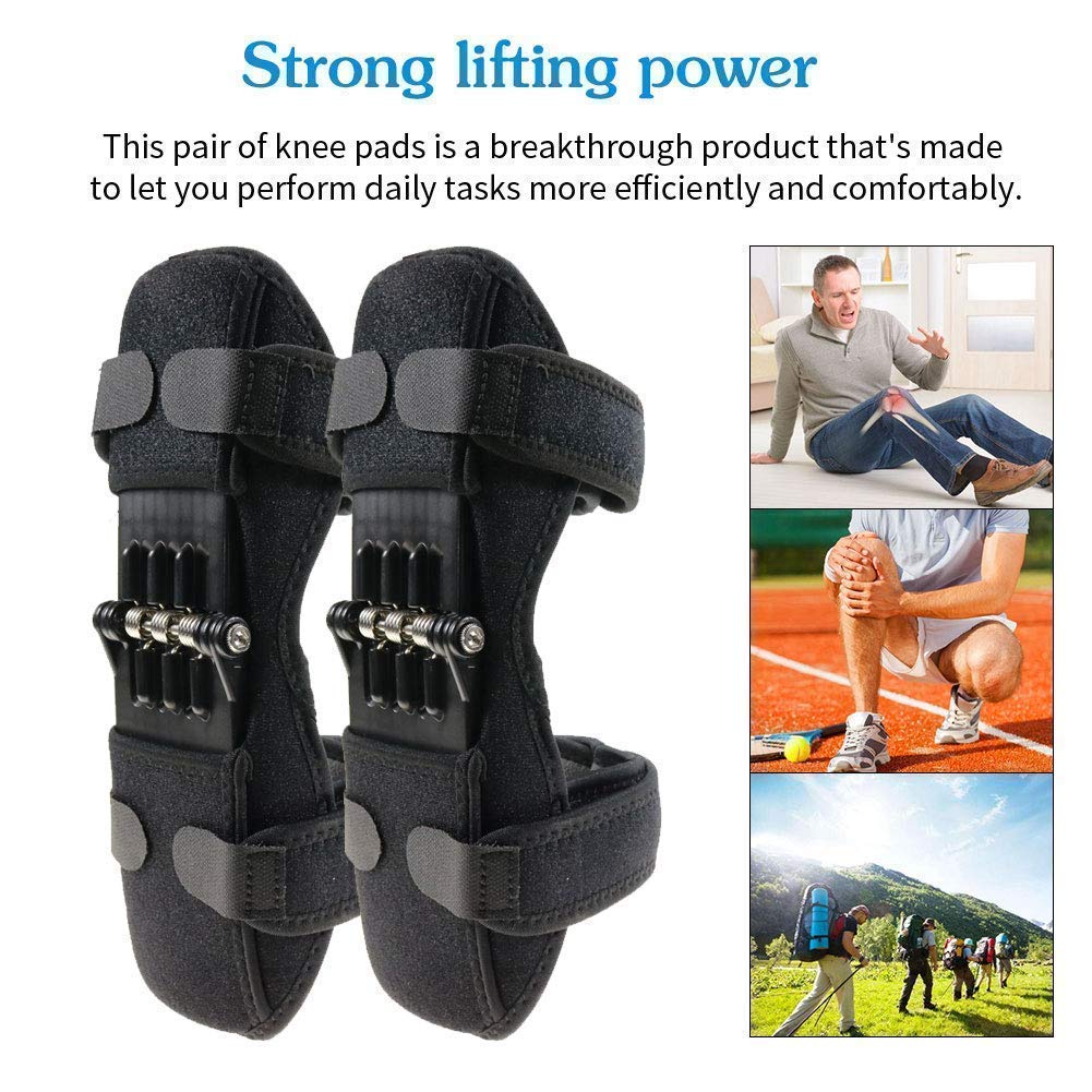 pring Knee Booster Power Knee Support Powerleg Knee Joint Support Pads Knee Protection Booster Protection Boost Old Cold Leg Mountaineering Knee Booster (1 pair)