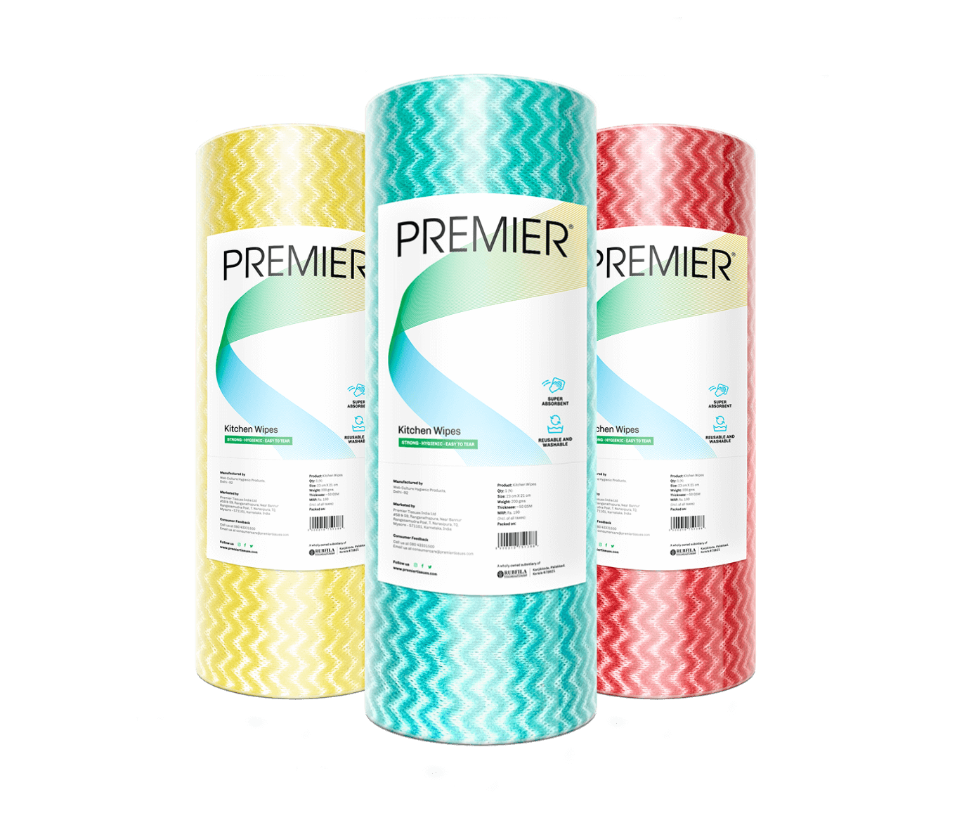 Eco Friendly Disposable Kitchen Wipes 50 Pulls