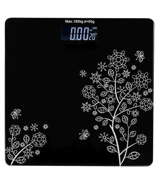 Weight Machine For Body Weight with Thick Tempered Glass