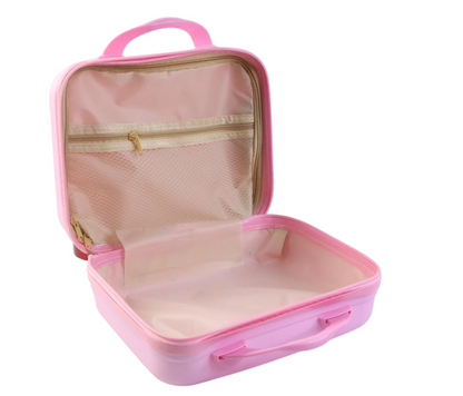 3-Digit Number Lock Kids Bear-Shaped Hard Shell Storage Carry Case with Handle