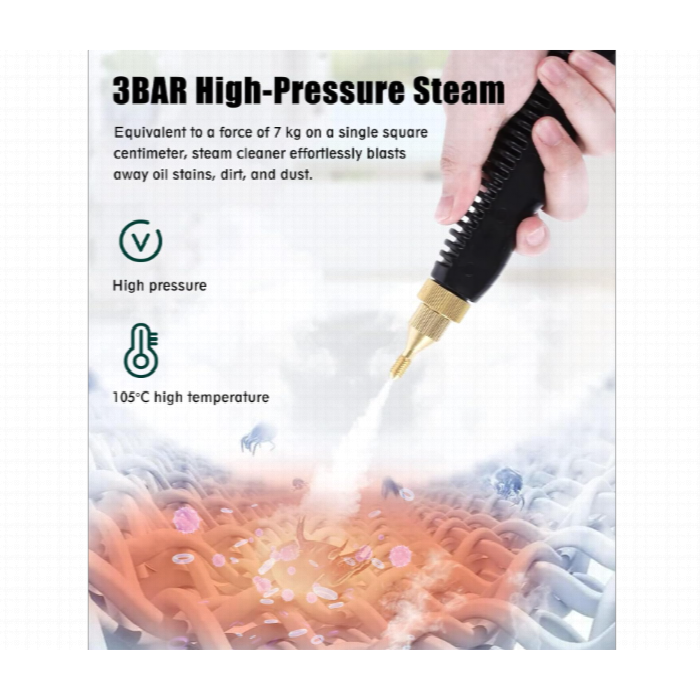 TB-961 Portable Multifunction Handheld Steam Cleaner 2500w- Tobi Multifunctional Steamer