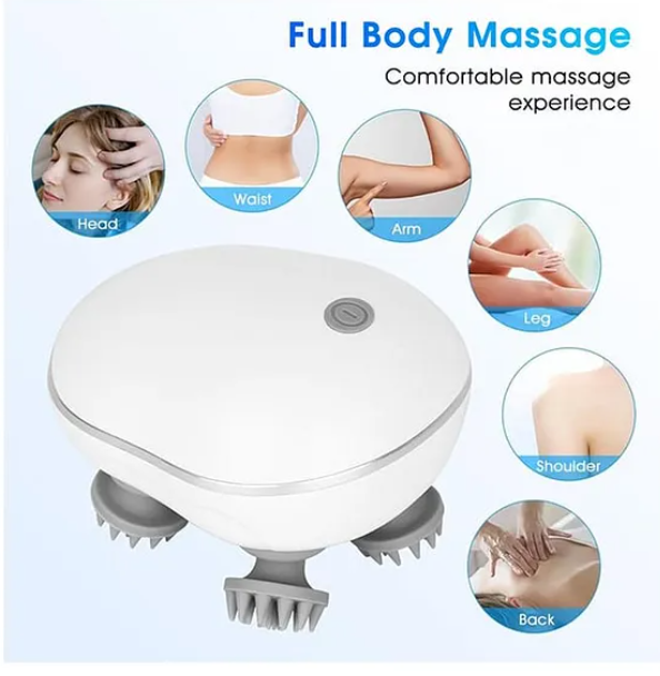 Electric Head, Scalp Massager | Advance Red Light Therapy for Boost Hair Growth, Hair Fall Control, Scalp Therapy | 3 Speed Mode Scalp Massager - (Pack of 1 - Color May Vary)
