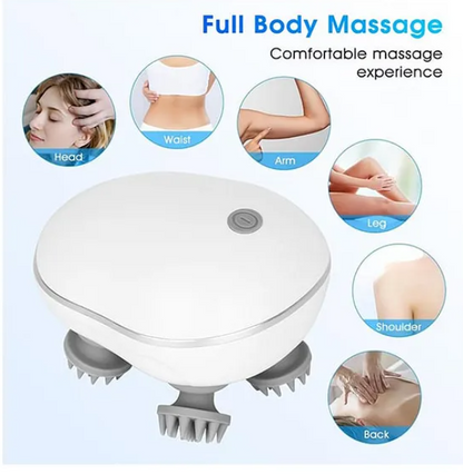 Electric Head, Scalp Massager | Advance Red Light Therapy for Boost Hair Growth, Hair Fall Control, Scalp Therapy | 3 Speed Mode Scalp Massager - (Pack of 1 - Color May Vary)