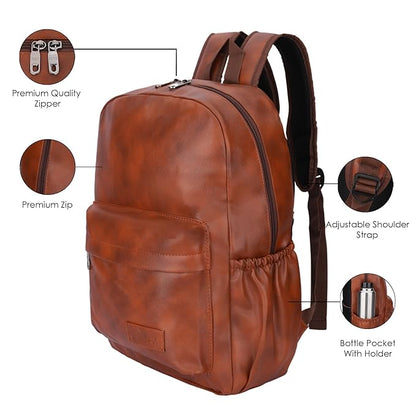 Multipurpose Leather Shoulder Bag – Perfect for Business, School, Collage & Daily Use 15.6 L Laptop Support