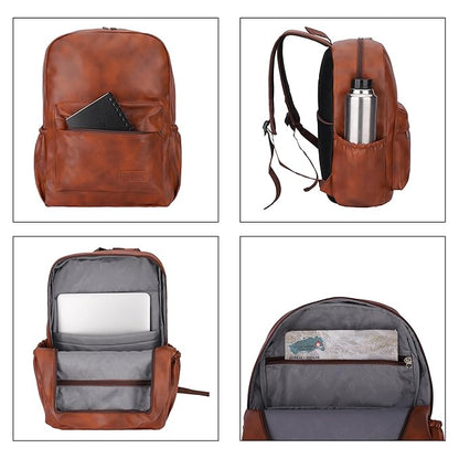 Multipurpose Leather Shoulder Bag – Perfect for Business, School, Collage & Daily Use 15.6 L Laptop Support