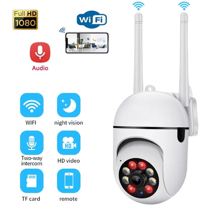 1080p V380 Pro App 360 Degree Watch Live Streaming | Smart Wi-fi Wireless CCTV Security Camera Light Vision, Remote Indoor Mini Dome