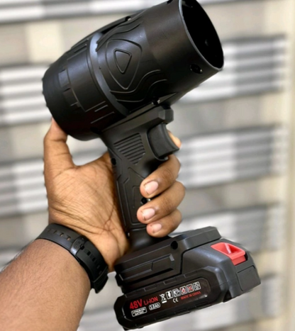 Cordless Turbojet Blade Blower, Equipped With 48V Dual-Battery And Charger