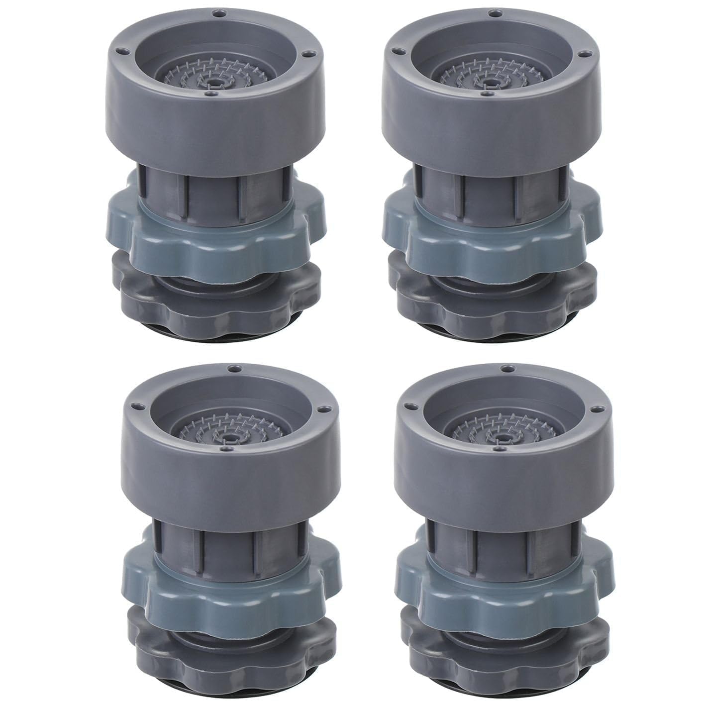 Dryer Anti Vibration Pads, Refrigerator Stand, Washing Machine Stand, Height Adjustment Stand, Fridge Stand & Furniture Base Stand (Pack of 4)